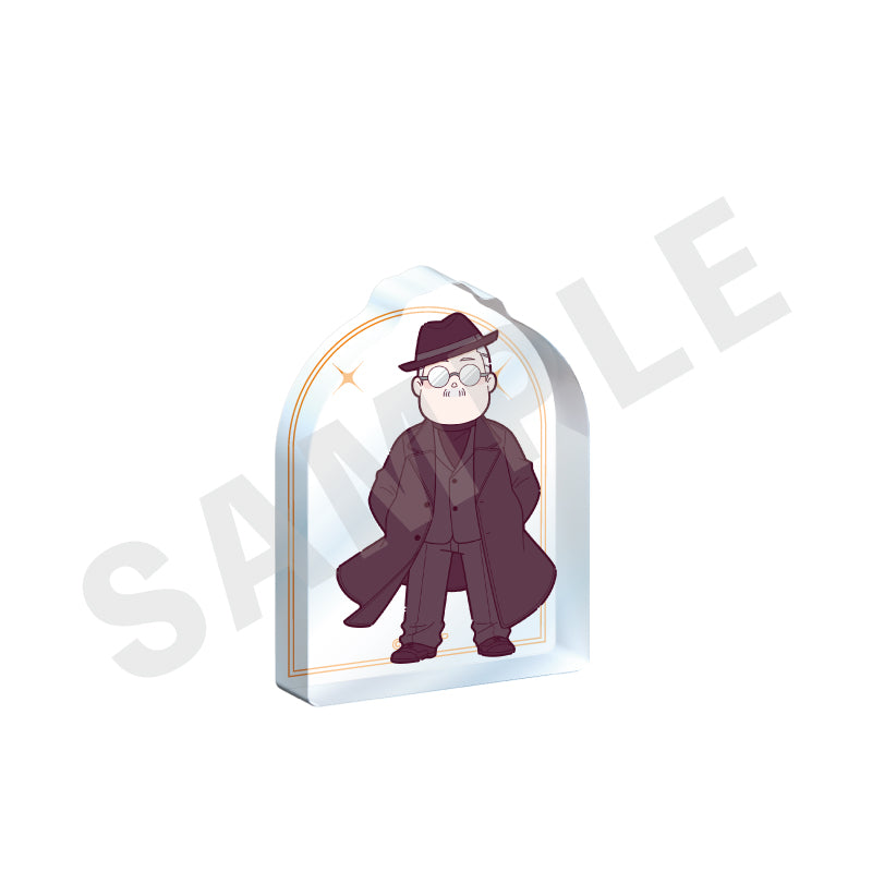 SAKAMOTO DAYS のグッズ、坂本のアクリルブロックの画像です