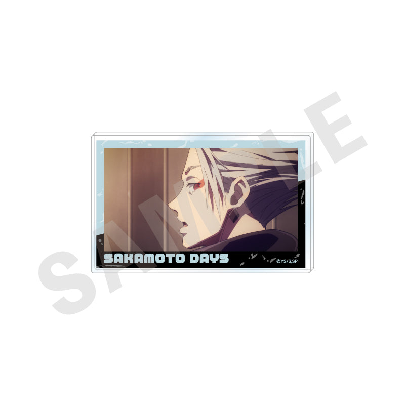 SAKAMOTO DAYS ~favorite series~のグッズ、楽のアクリルカードの画像です