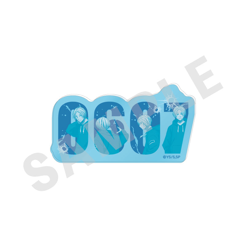 SAKAMOTO DAYS ~favorite series~のグッズ、シンのアクリルバッジの画像です