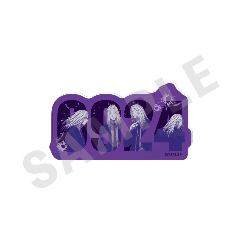 SAKAMOTO DAYS ~favorite series~のグッズ、神々廻のアクリルバッジの画像です