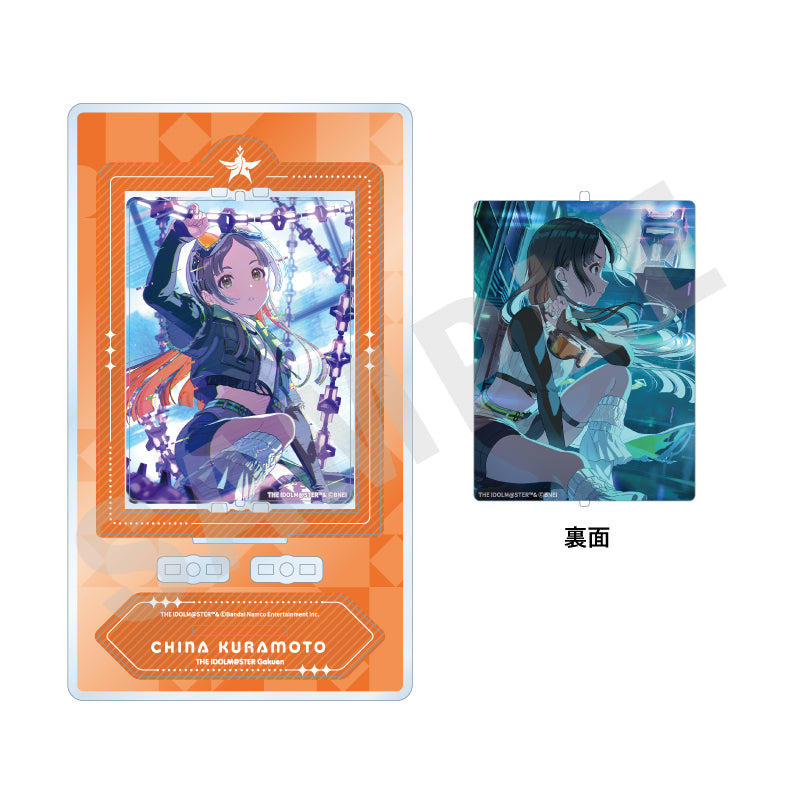 学園アイドルマスター ~favorite series~のグッズ、倉本千奈のくるくるアクリルスタンドの2枚目の画像です