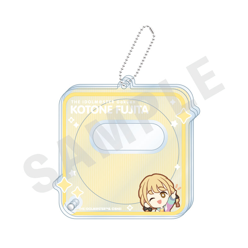 学園アイドルマスター ~favorite series~のグッズ、藤田ことねの缶バッジケースの1枚目の画像です