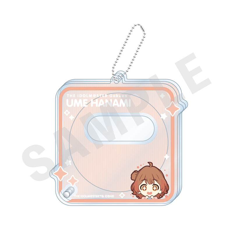 学園アイドルマスター ~favorite series~のグッズ、花海佑芽の缶バッジケースの1枚目の画像です