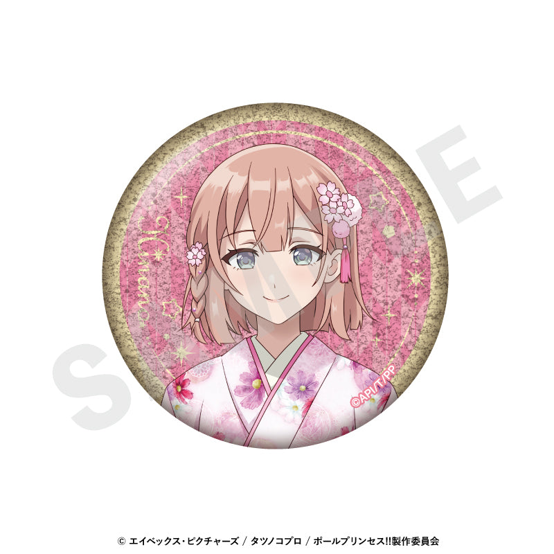 ポールプリンセス!! のグッズ、星北ヒナノの缶バッジの画像です