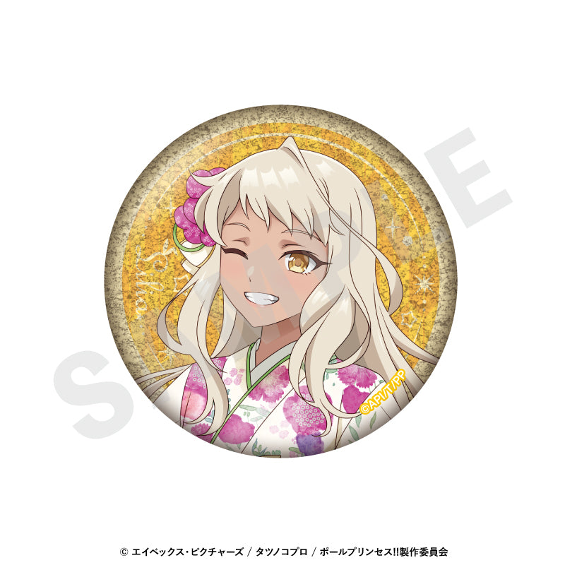 ポールプリンセス!! のグッズ、西条リリアの缶バッジの画像です