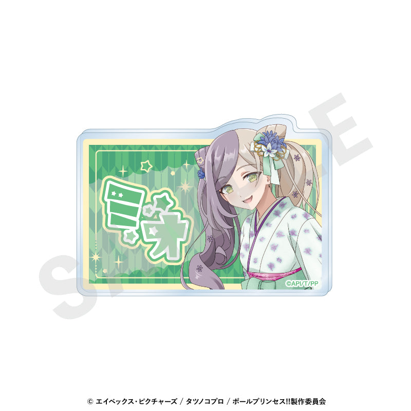 ポールプリンセス!! のグッズ、東坂ミオのお名前バッジの画像です