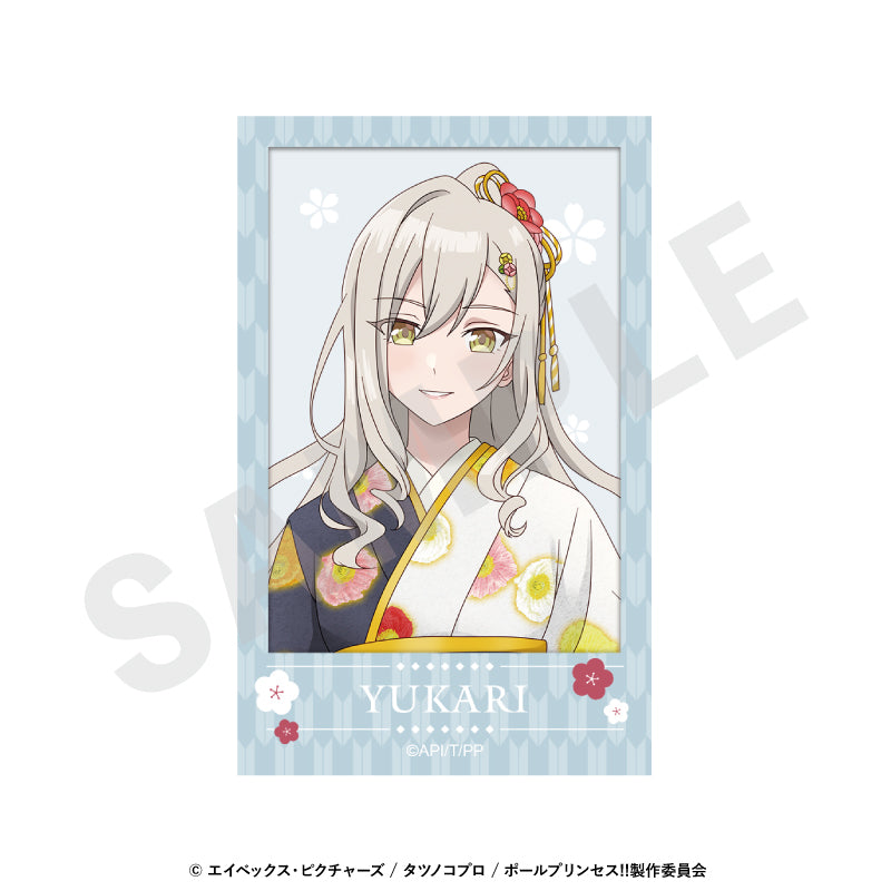 ポールプリンセス!! のグッズ、御子白ユカリのチェキ風カードの画像です