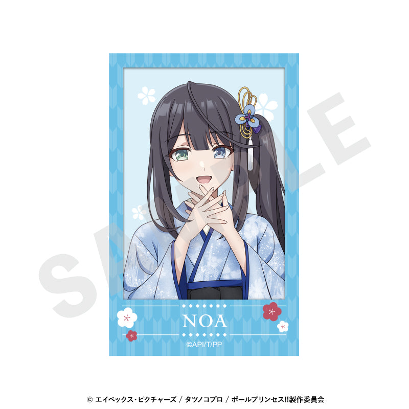 ポールプリンセス!! のグッズ、蒼唯ノアのチェキ風カードの画像です