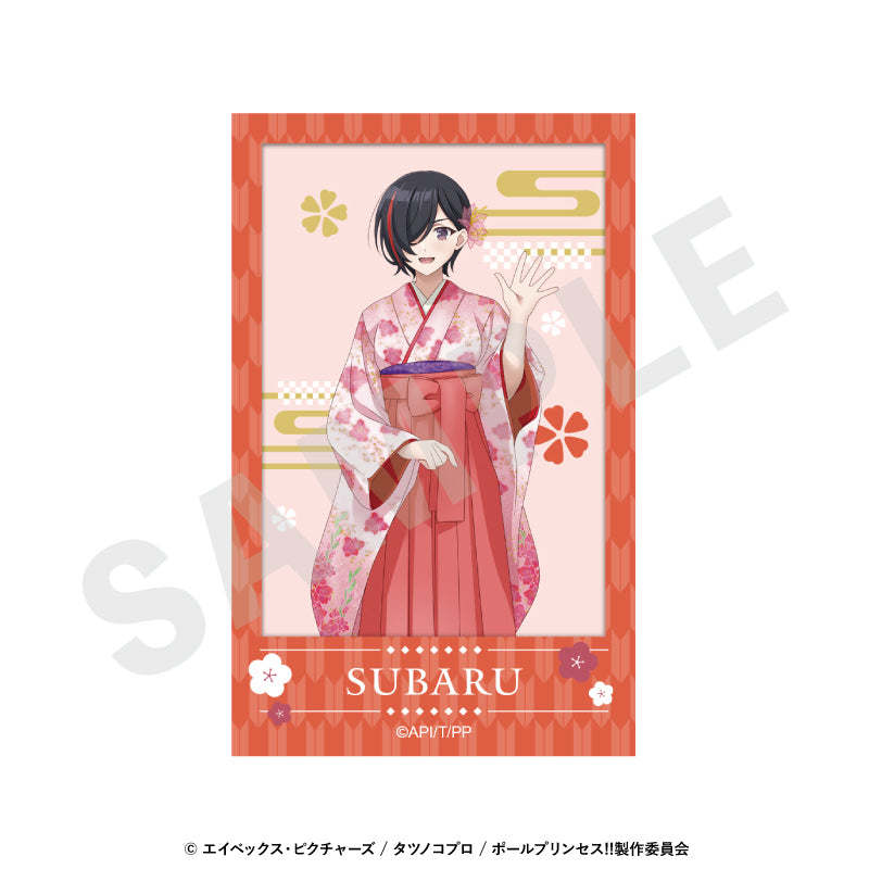 ポールプリンセス!! のグッズ、南曜スバルのチェキ風カードの画像です