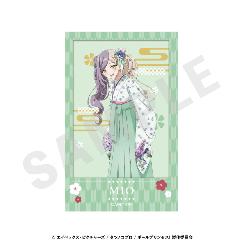 ポールプリンセス!! のグッズ、東坂ミオのチェキ風カードの画像です