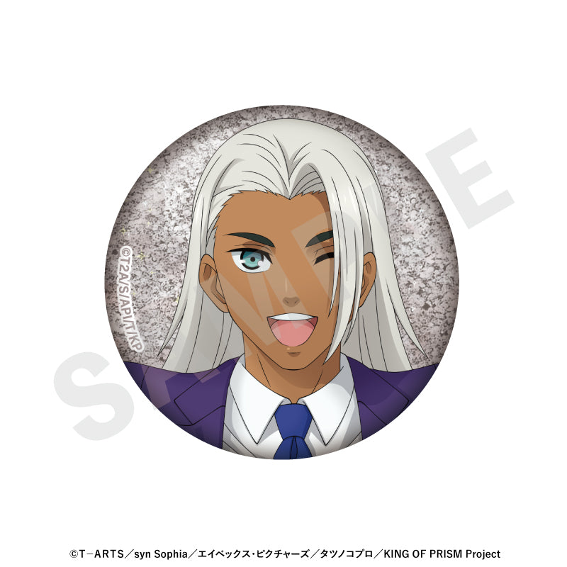 KING OF PRISM-Your Endless Call-み~んなきらめけ!プリズム☆ツアーズ のグッズ、黒川冷の缶バッジの画像です