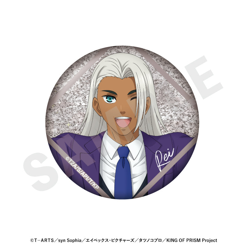 KING OF PRISM-Your Endless Call-み~んなきらめけ!プリズム☆ツアーズ のグッズ、黒川冷の缶バッジの画像です