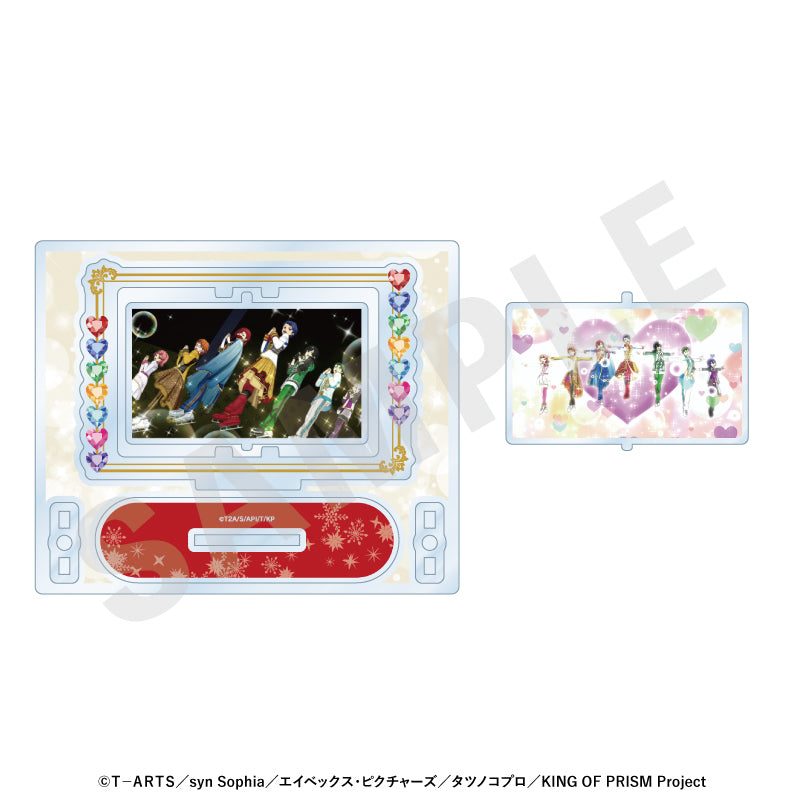 KING OF PRISM-Your Endless Call-み~んなきらめけ!プリズム☆ツアーズ のグッズ、セプテントリオン・一条シン・太刀花ユキノジョウ・香賀美タイガ・十王院カケル・鷹梁ミナト・西園寺レオ・涼野ユウのくるくるアクリルスタンドの2枚目の画像です