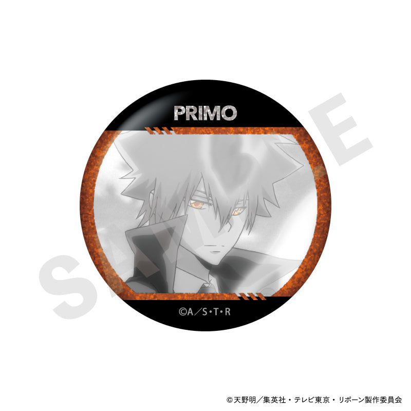 家庭教師ヒットマンREBORN! のグッズ、ボンゴレⅠ世の缶バッジの画像です