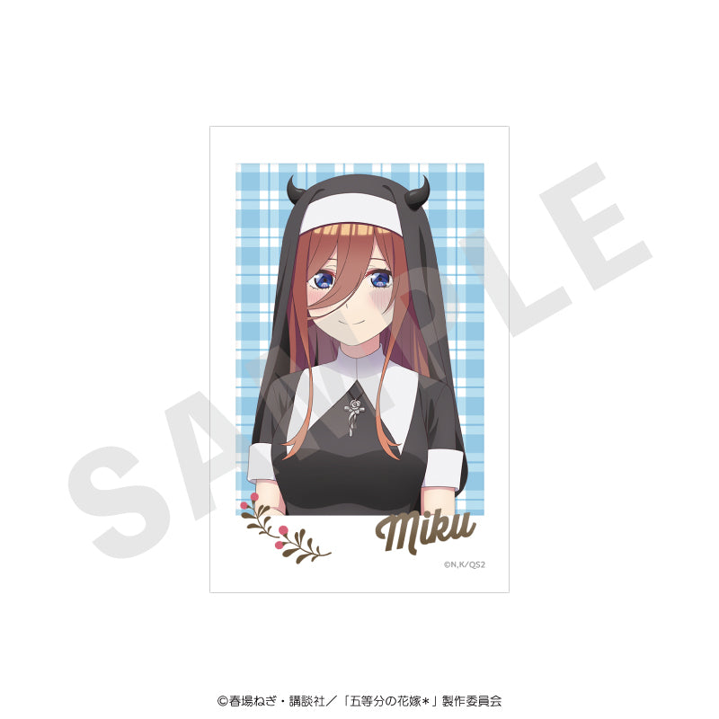 五等分の花嫁 のグッズ、中野三玖のチェキ風カードの画像です