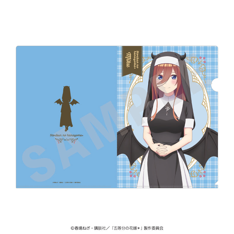五等分の花嫁 のグッズ、中野三玖のクリアファイルの画像です