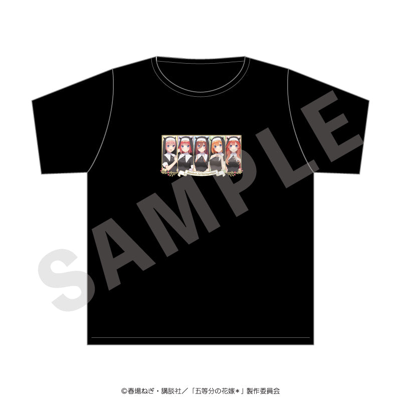 五等分の花嫁 のグッズ、中野一花・中野二乃・中野三玖・中野四葉・中野五月のTシャツの画像です