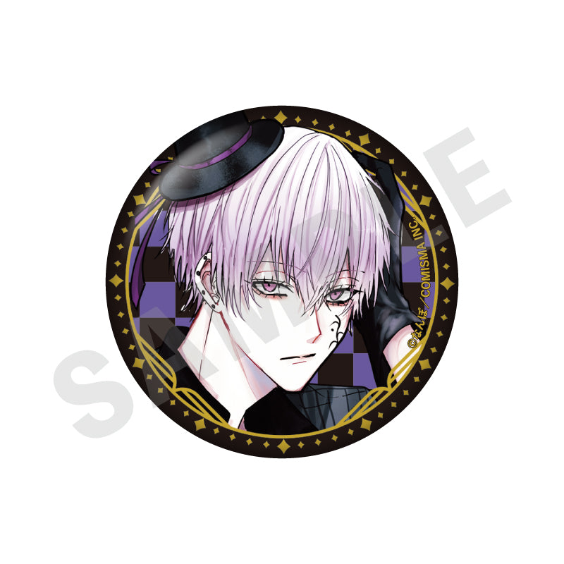 ゴミカスアイドル更生させないと私が死ぬ のグッズ、槍原ルイの缶バッジの画像です