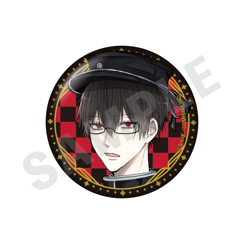 ゴミカスアイドル更生させないと私が死ぬ のグッズ、五味ロンの缶バッジの画像です