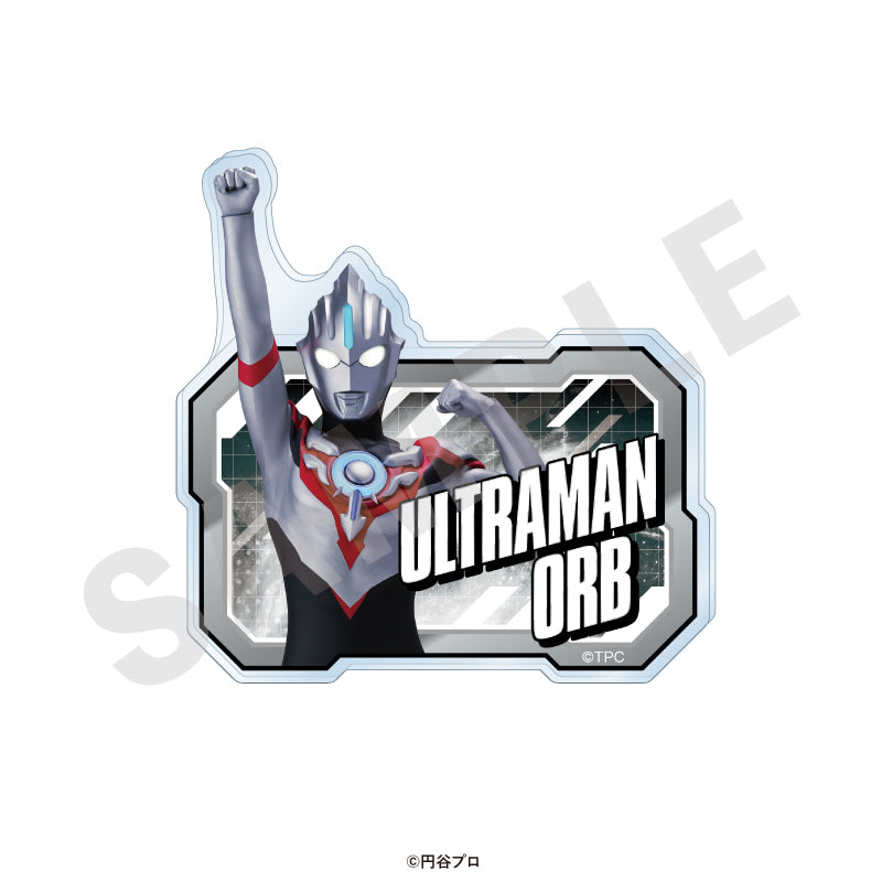 ウルトラマンシリーズ のグッズ、ウルトラマンオーブのお名前バッジの画像です