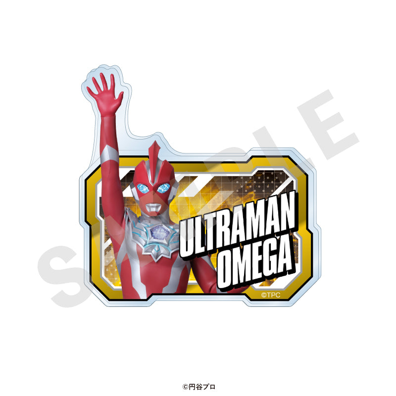 ウルトラマンシリーズ のグッズ、ウルトラマンオメガのお名前バッジの画像です