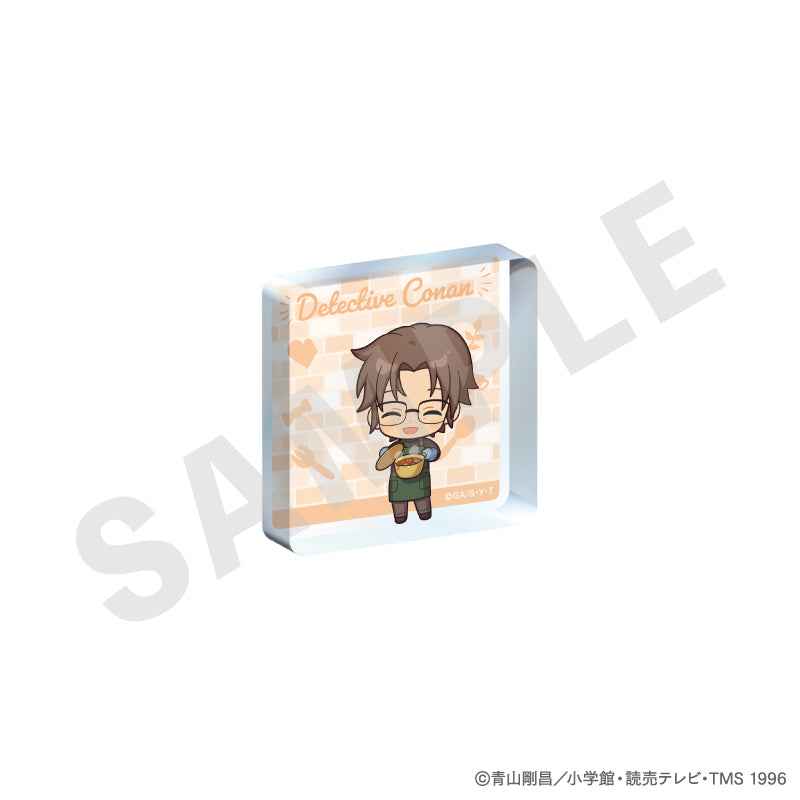 名探偵コナン のグッズ、沖矢昴のアクリルブロックの画像です