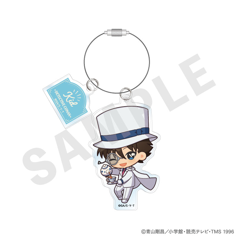 名探偵コナン のグッズ、怪盗キッドのアクリルキーホルダーの画像です