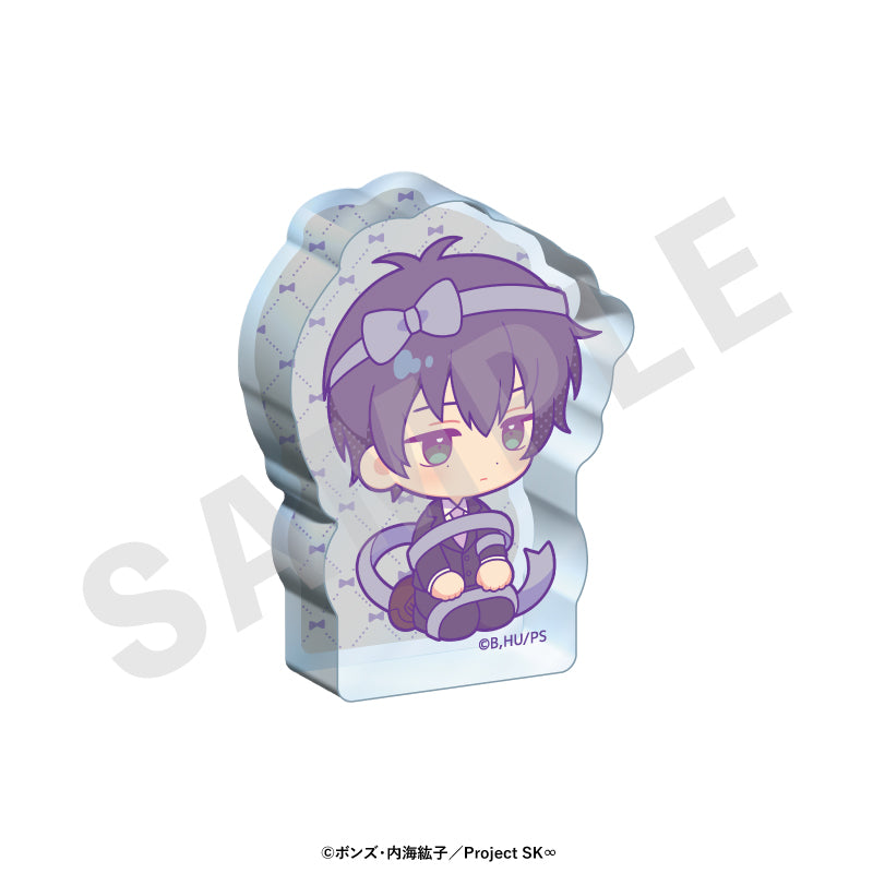 オリジナルTVアニメ「SK∞ エスケーエイト」 のグッズ、忠のアクリルブロックの画像です