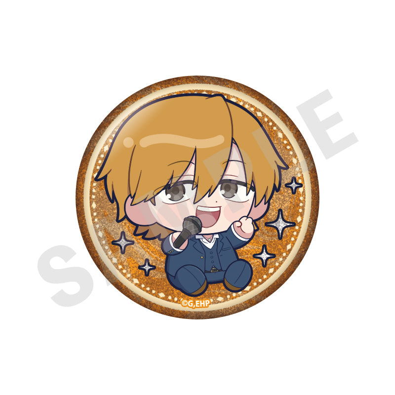 えぶりでいホスト のグッズ、コーイチ・ハジメ・リョーイチ・センイチ・シン・ルイ・ミオ・おこのみ太郎のグリッター缶バッジの4枚目の画像です