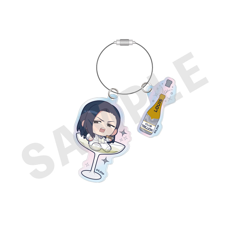 えぶりでいホスト のグッズ、ルイのオーロラアクリルキーホルダーの画像です