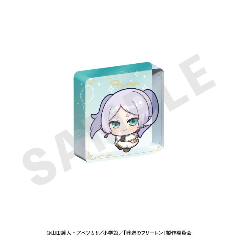 TVアニメ「葬送のフリーレン」 のグッズ、フリーレンのミニアクリルブロックの画像です