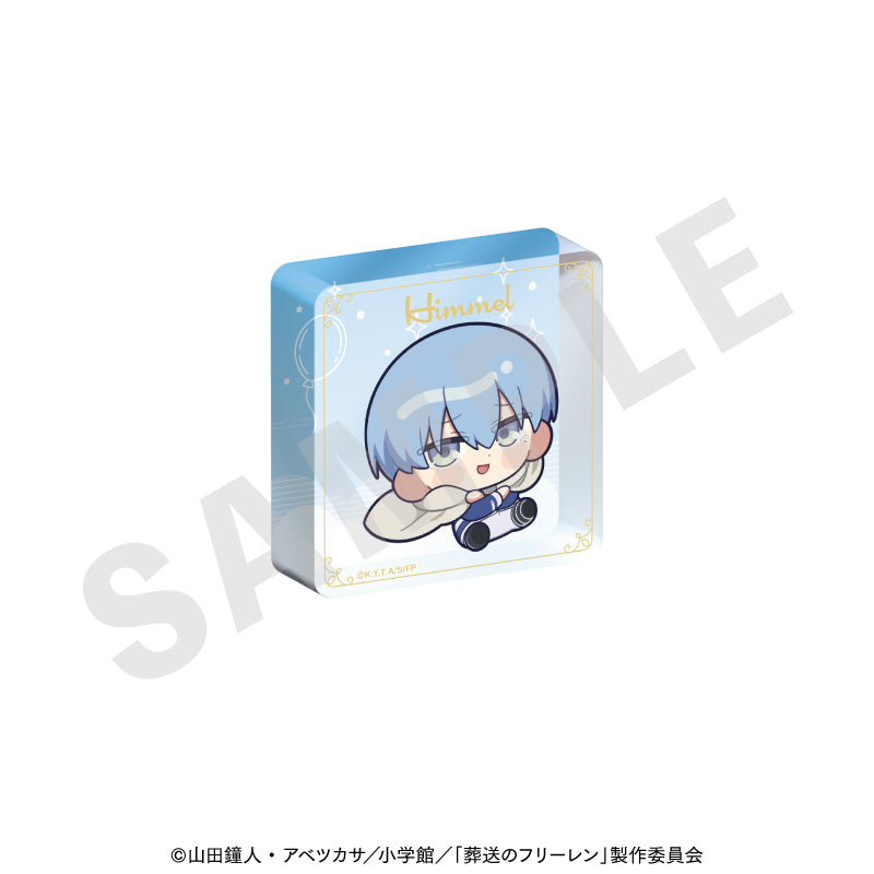 TVアニメ「葬送のフリーレン」 のグッズ、ヒンメルのミニアクリルブロックの画像です