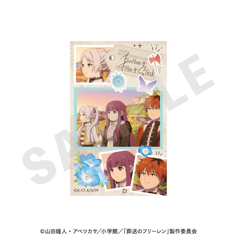 TVアニメ「葬送のフリーレン」 ~favorite series~のグッズ、フリーレン・フェルン・シュタルクのステッカーの画像です