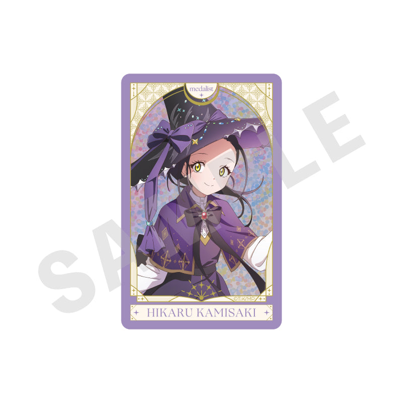 TVアニメ『メダリスト』 のグッズ、狼嵜光のトレーディングキラキラカードの画像です