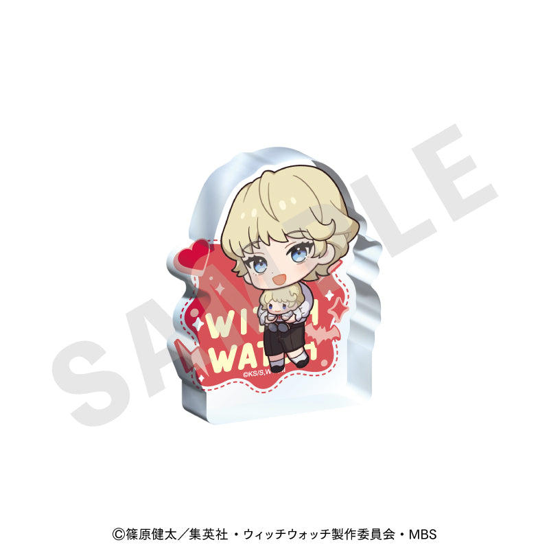 ウィッチウォッチ のグッズ、霧生見晴のミニアクリルブロックの画像です