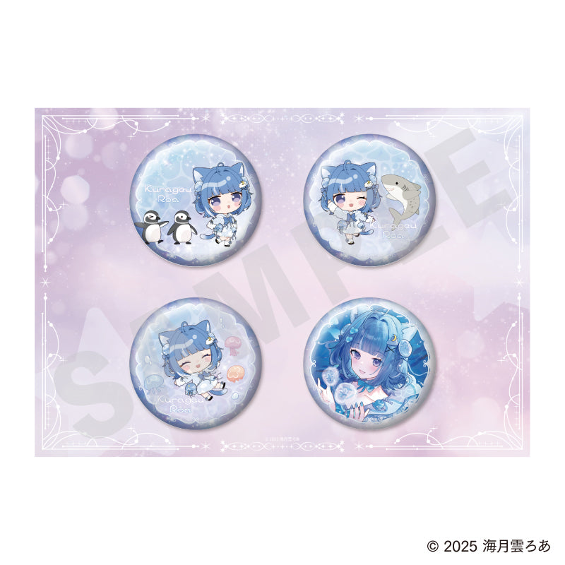 海月雲ろあ のグッズ、海月雲ろあの缶バッジの1枚目の画像です