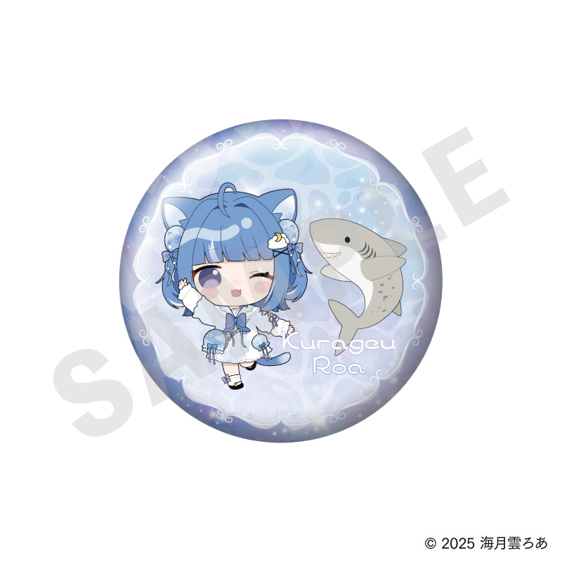 海月雲ろあ のグッズ、海月雲ろあの缶バッジの3枚目の画像です