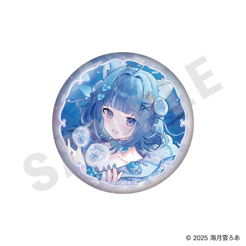 海月雲ろあ のグッズ、海月雲ろあの缶バッジの5枚目の画像です