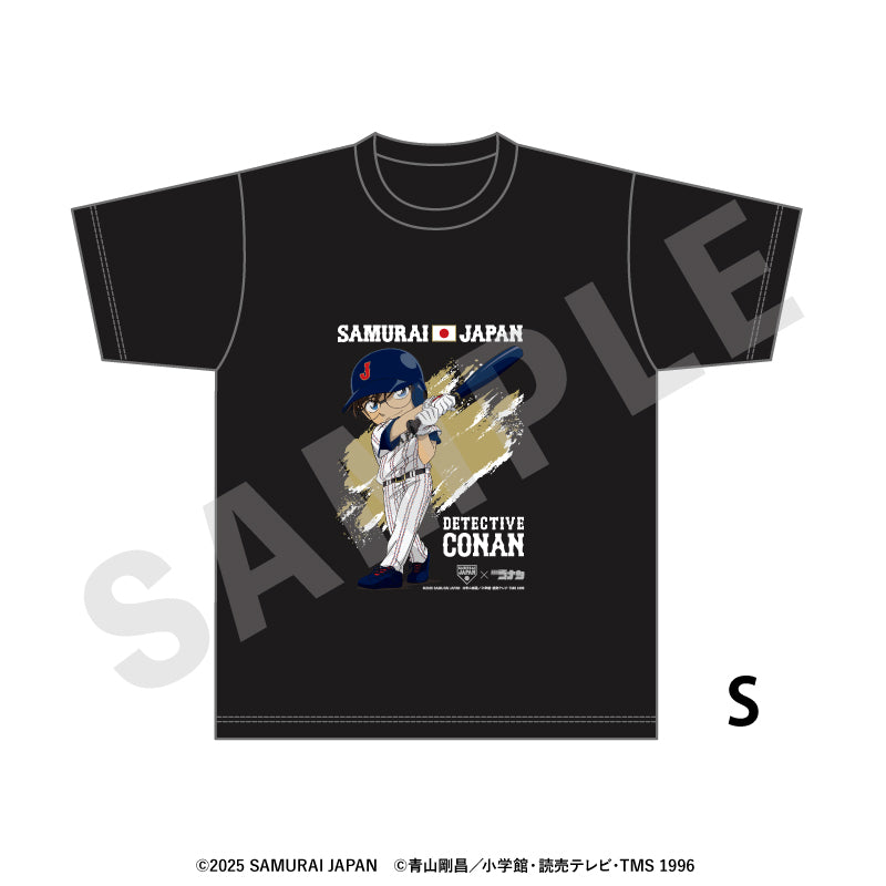 野球日本代表「侍ジャパン」×TVアニメ「名探偵コナン」 のグッズ、江戸川コナンのTシャツの画像です