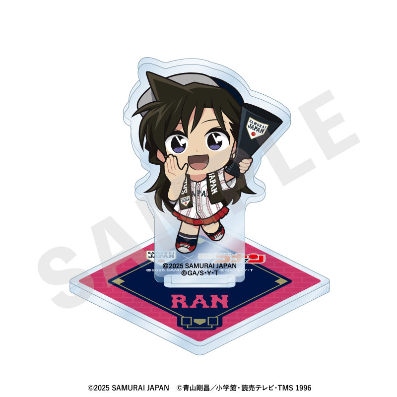 野球日本代表「侍ジャパン」×TVアニメ「名探偵コナン」 のグッズ、毛利蘭のアクリルスタンドの画像です
