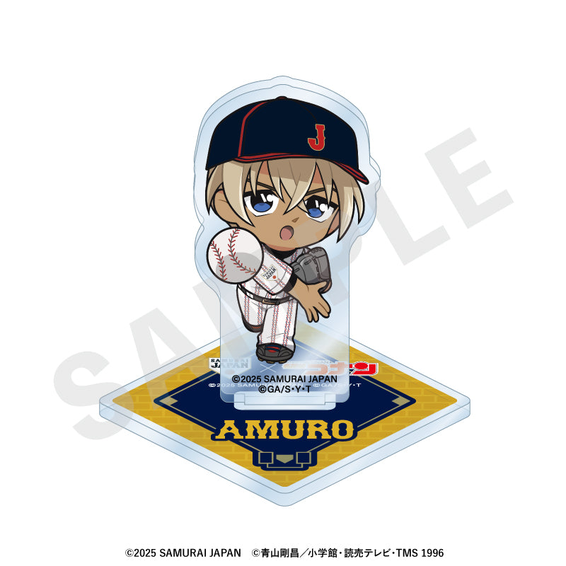 野球日本代表「侍ジャパン」×TVアニメ「名探偵コナン」 のグッズ、安室透のアクリルスタンドの画像です