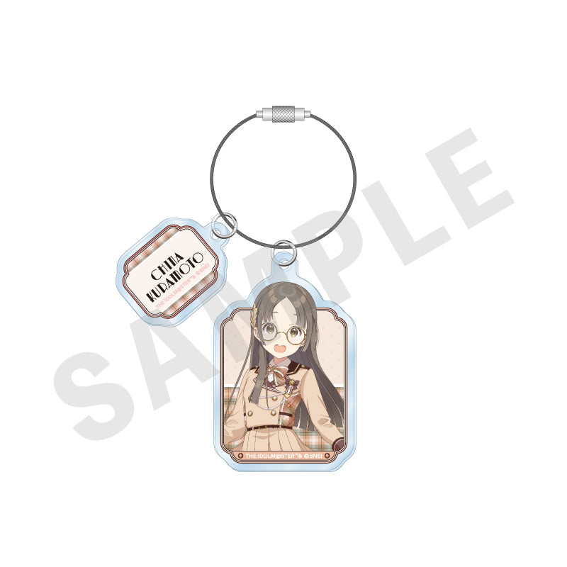 学園アイドルマスター のグッズ、倉本 千奈のワイヤーアクリルキーホルダーの画像です