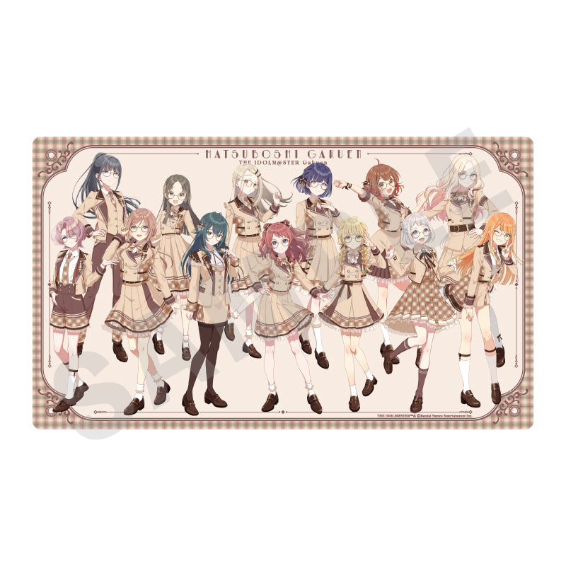 学園アイドルマスター」 ラバーマット めがね×ラテコーデver