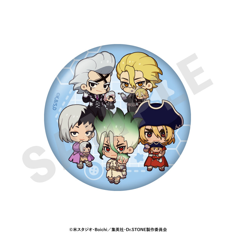 Dr.STONE のグッズ、石神千空・あさぎりゲン・七海龍水・Dr.ゼノ・スタンリー・スナイダーの缶バッジの7枚目の画像です