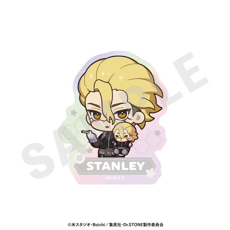 Dr.STONE のグッズ、スタンリー・スナイダーのオーロラステッカーの画像です