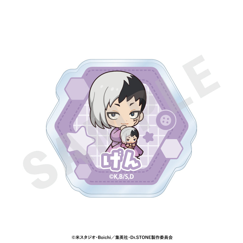 Dr．STONE」 だっこシリーズ お名前バッジ（あさぎりゲン
