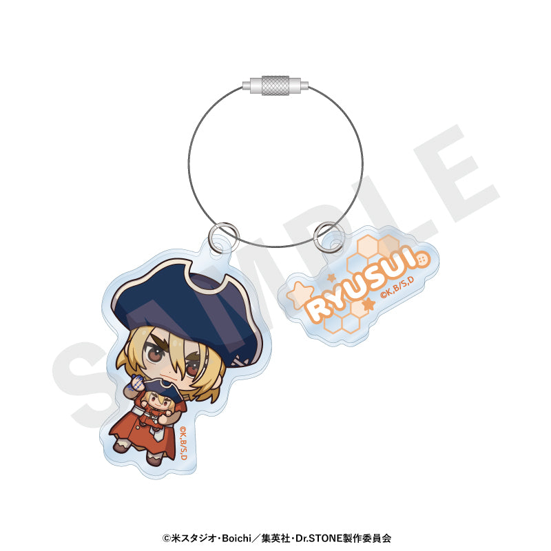 Dr.STONE のグッズ、七海龍水のアクリルキーホルダーの画像です