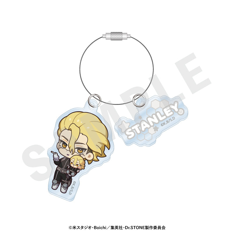 Dr.STONE のグッズ、スタンリー・スナイダーのアクリルキーホルダーの画像です