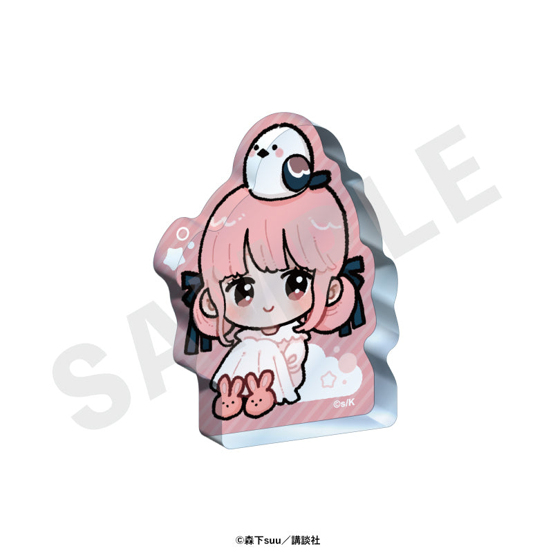 ゆびさきと恋々 のグッズ、糸瀬雪のアクリルブロックの画像です