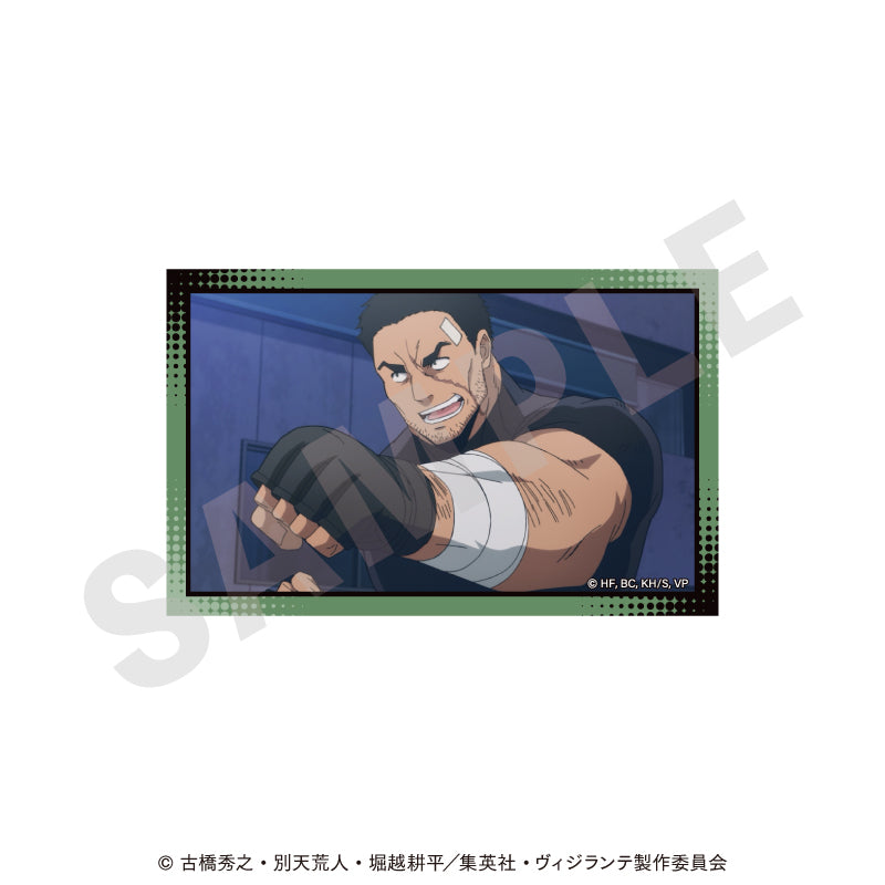 TVアニメ『ヴィジランテ -僕のヒーローアカデミア ILLEGALS-』 のグッズ、ナックルダスターのトレーディングカードの画像です